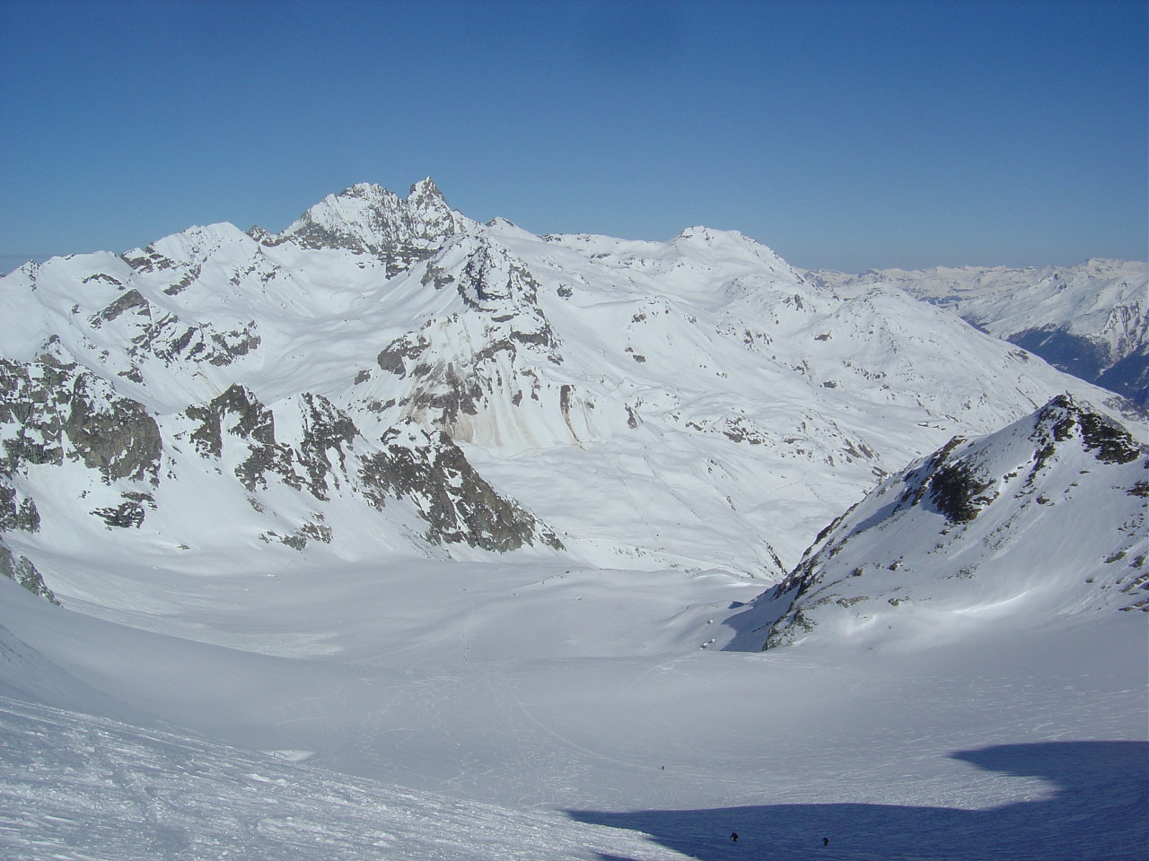 Glacier de Pièce de la cabane des Vignettes