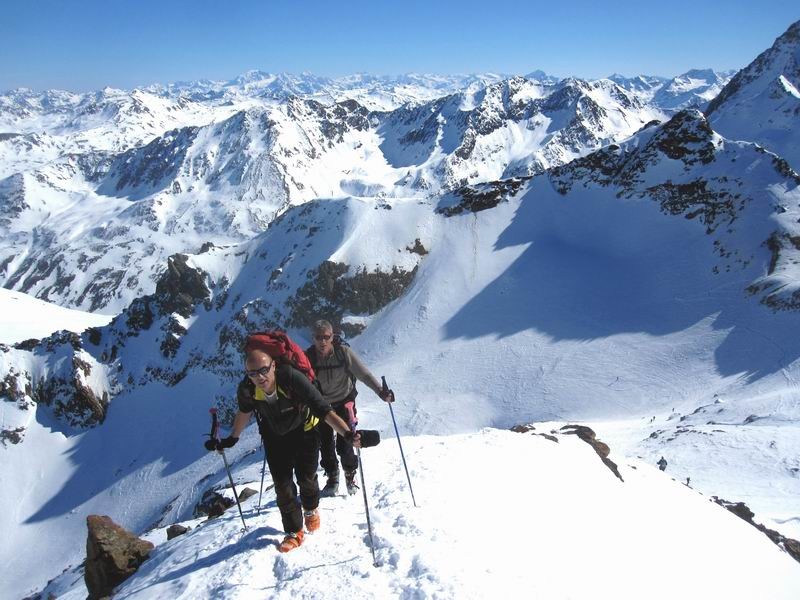 arrivo al piz Muragl