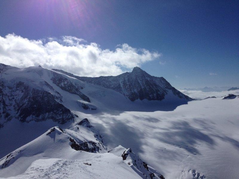 pas vu de trace vers la Mt.Bl. de Cheillon