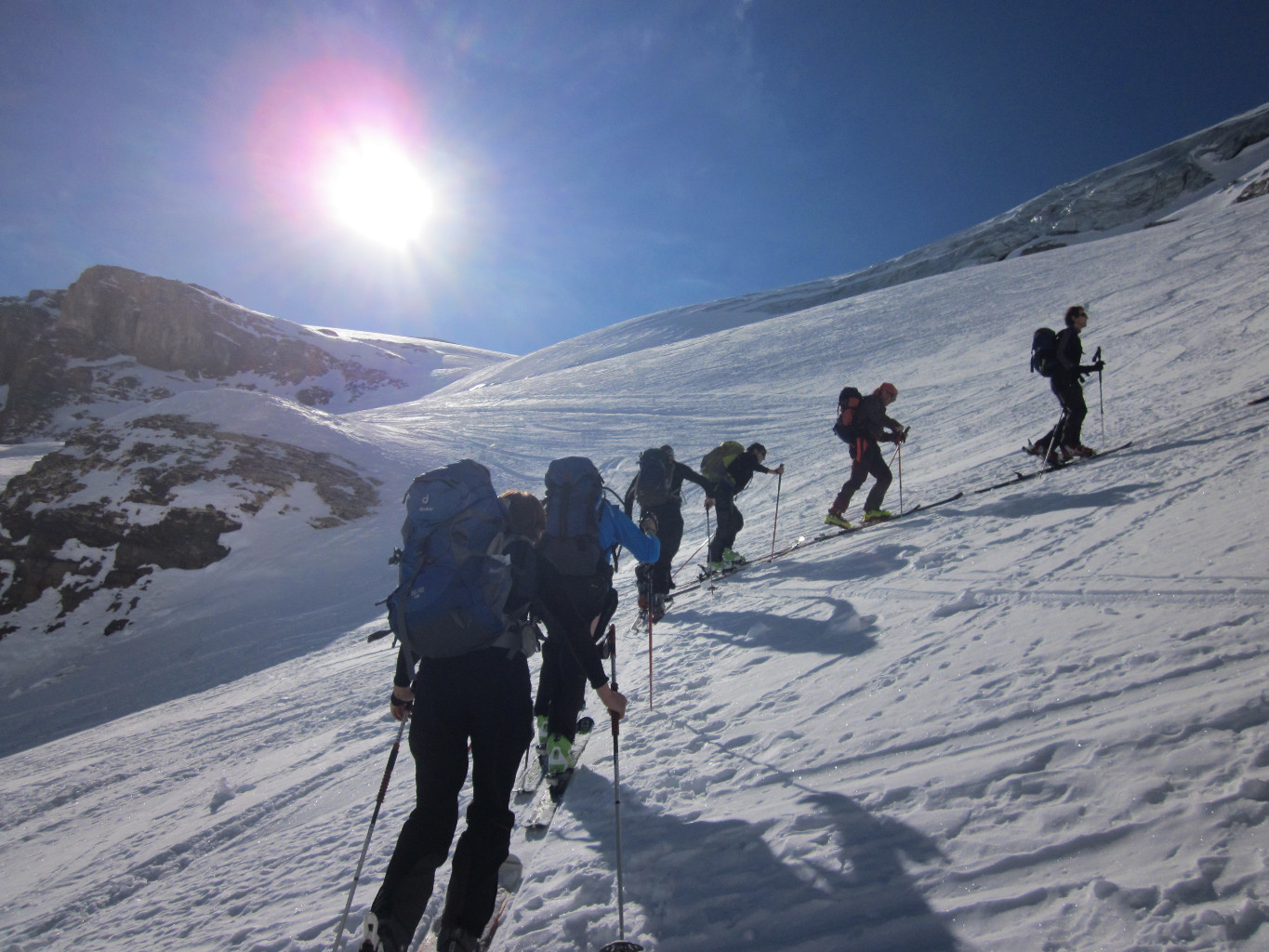Montée au Schwarzhorn