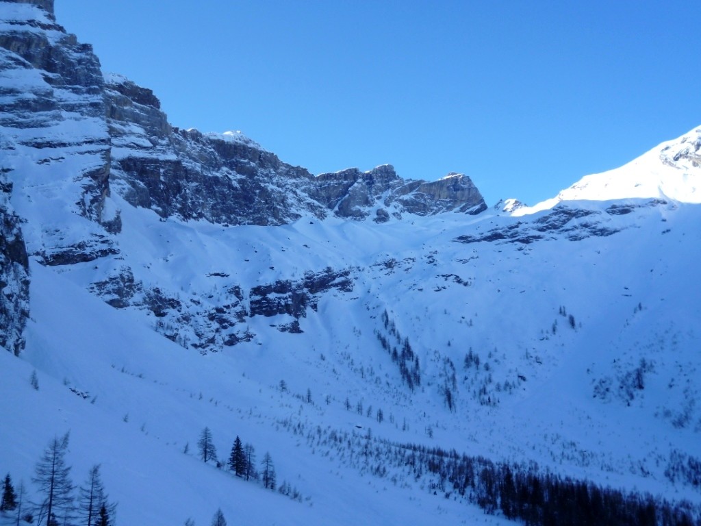 Grande et Petite Dents de Morcles, vue d'ensemble du versant N