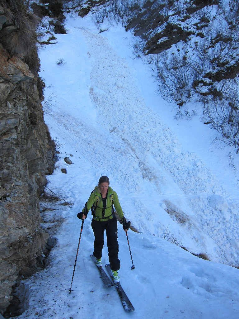 Le passage de la gorge à Creux du Mâ