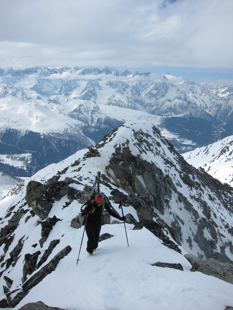 Arête W du Petit Combin