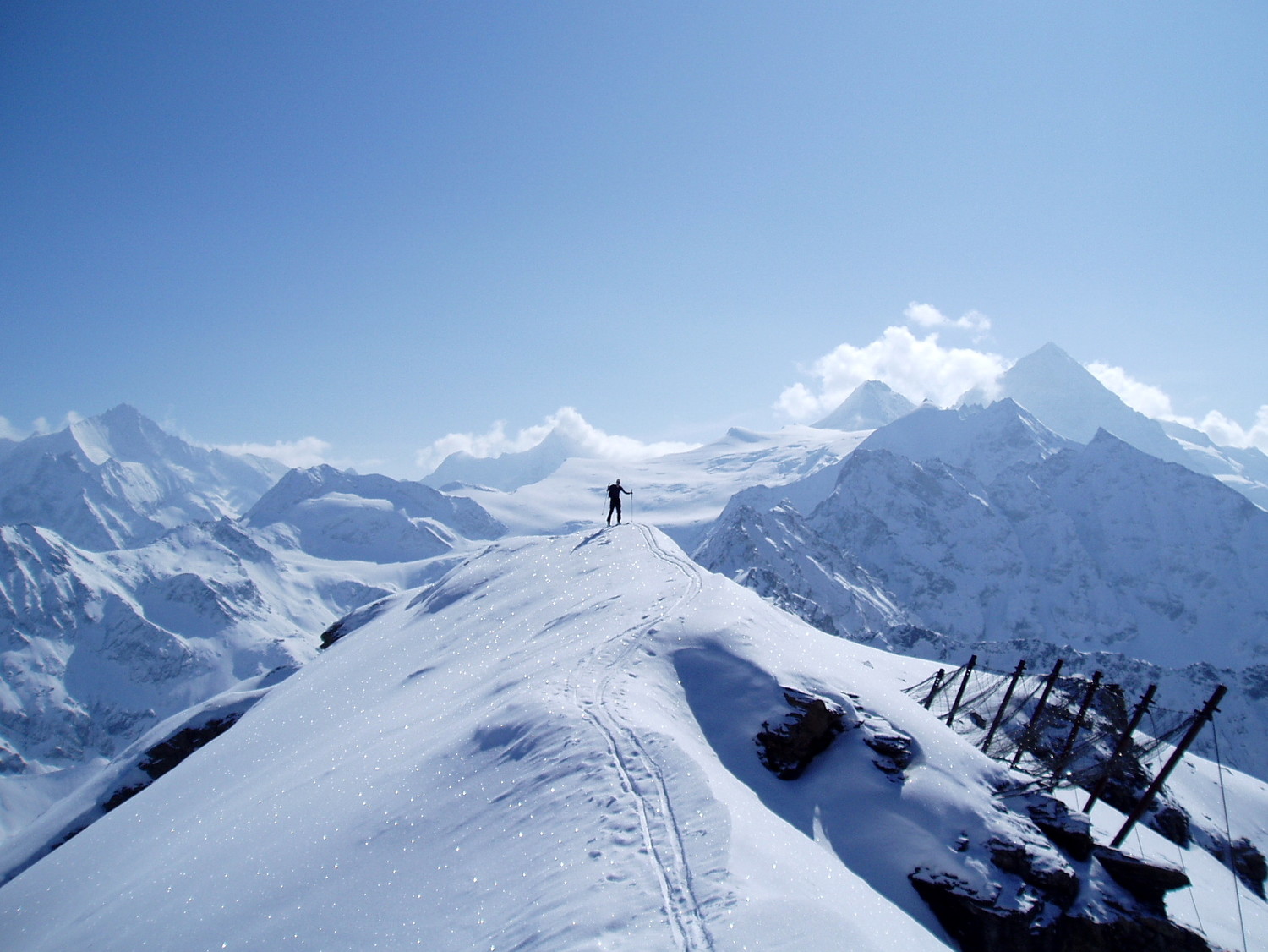 L'arête sommitale