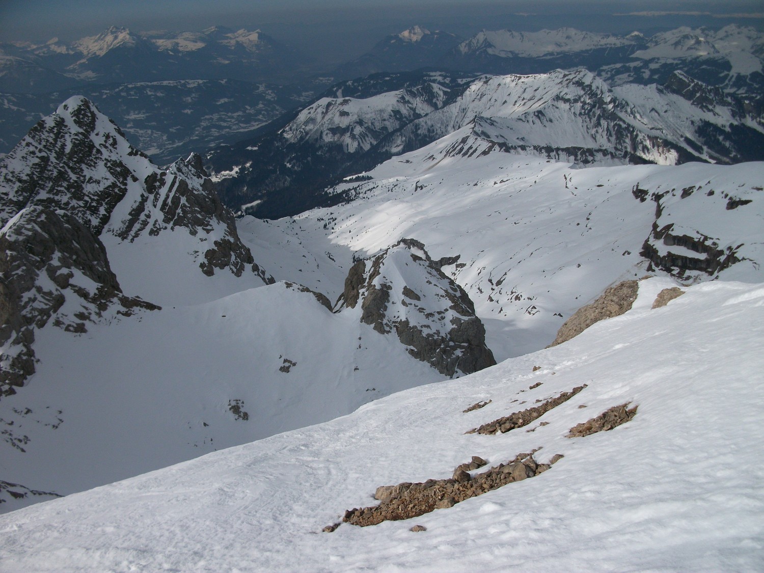 vallon de Bostan depuis le sommet