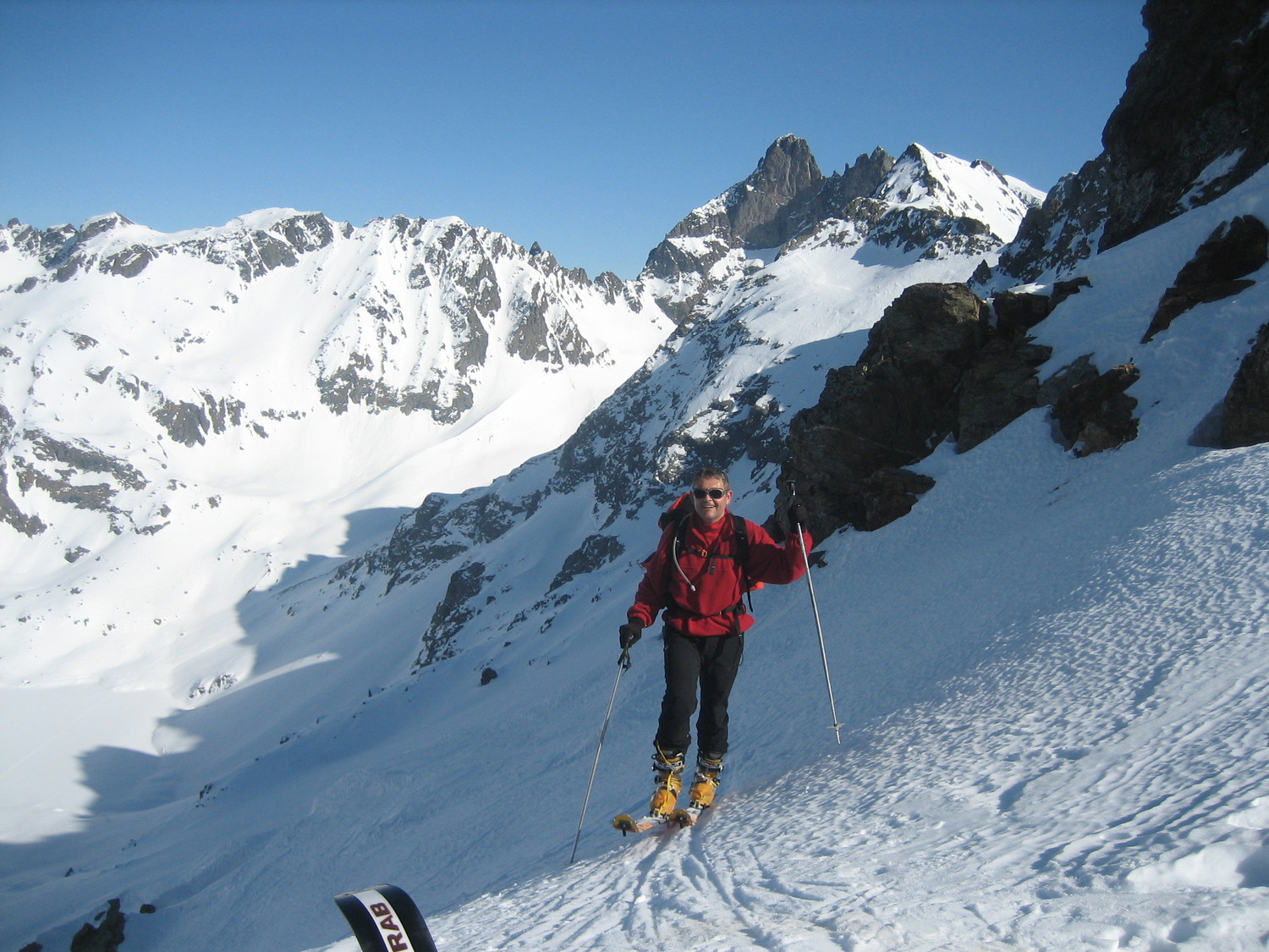 Arrivée au col des Lances