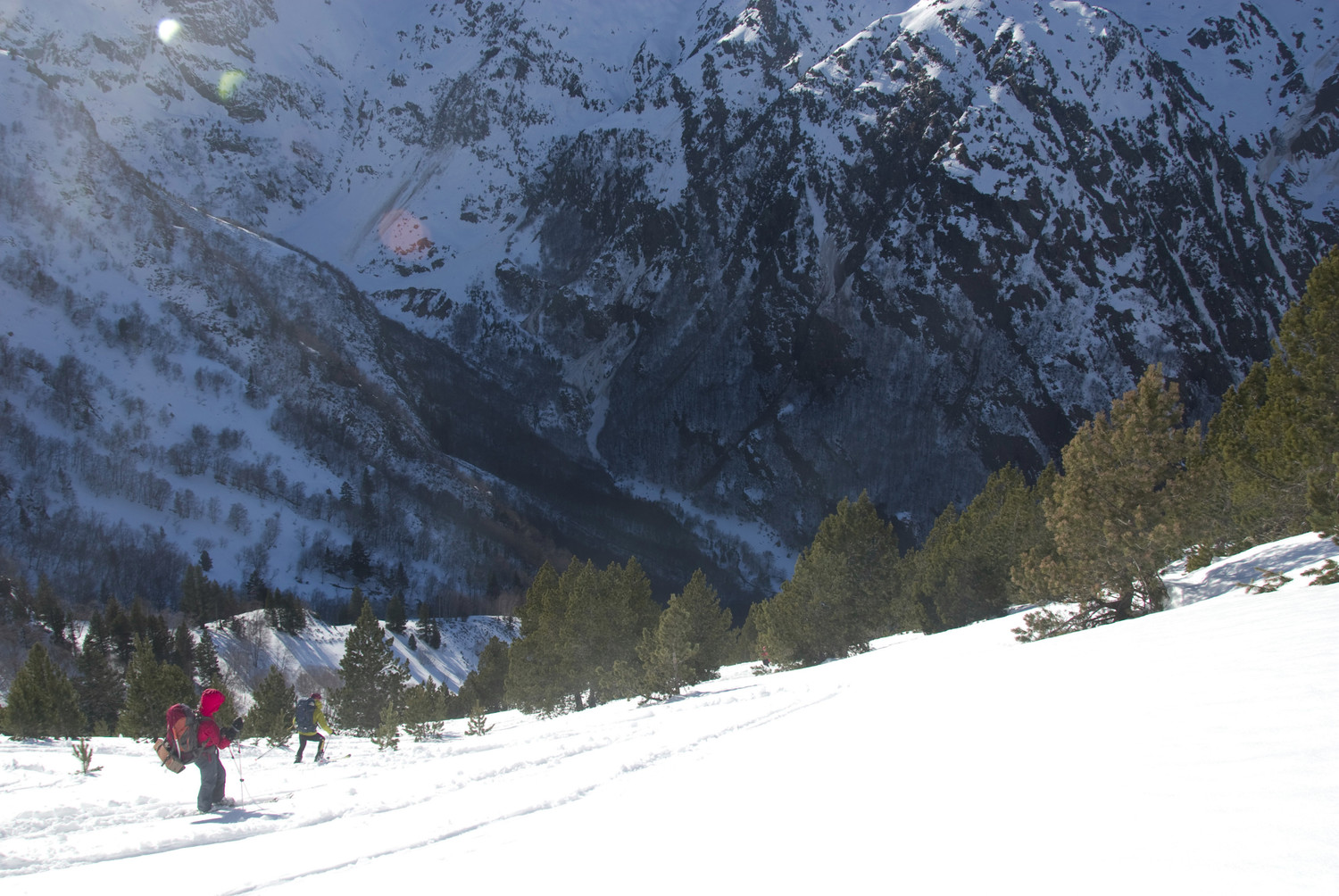 Baixada cap a la vall de l'Orièja