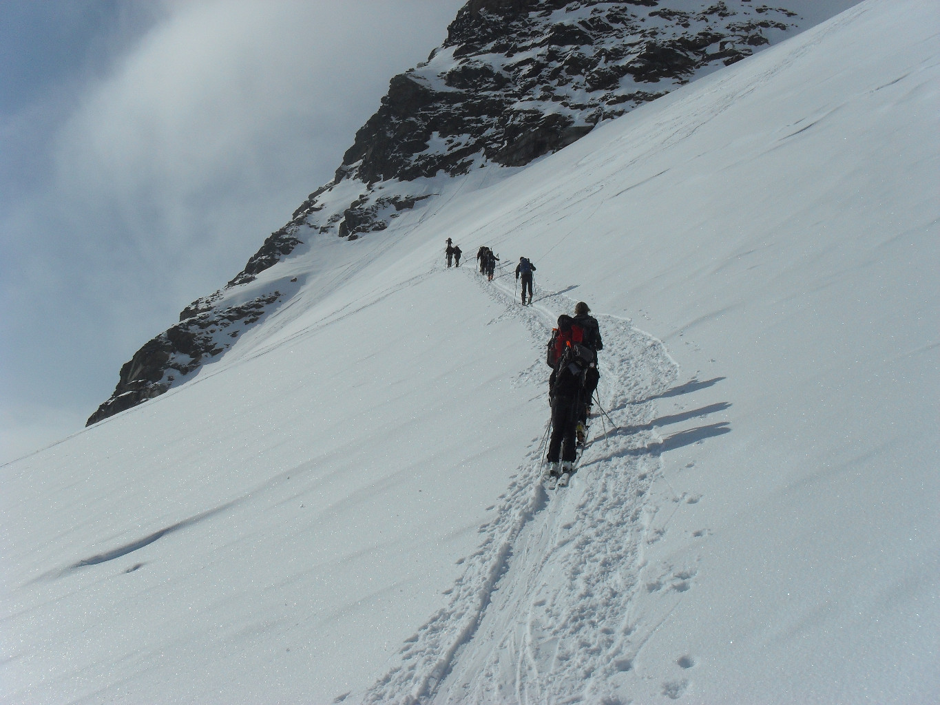 Sul versante Est dell'Arbola (q. 3000m circa)