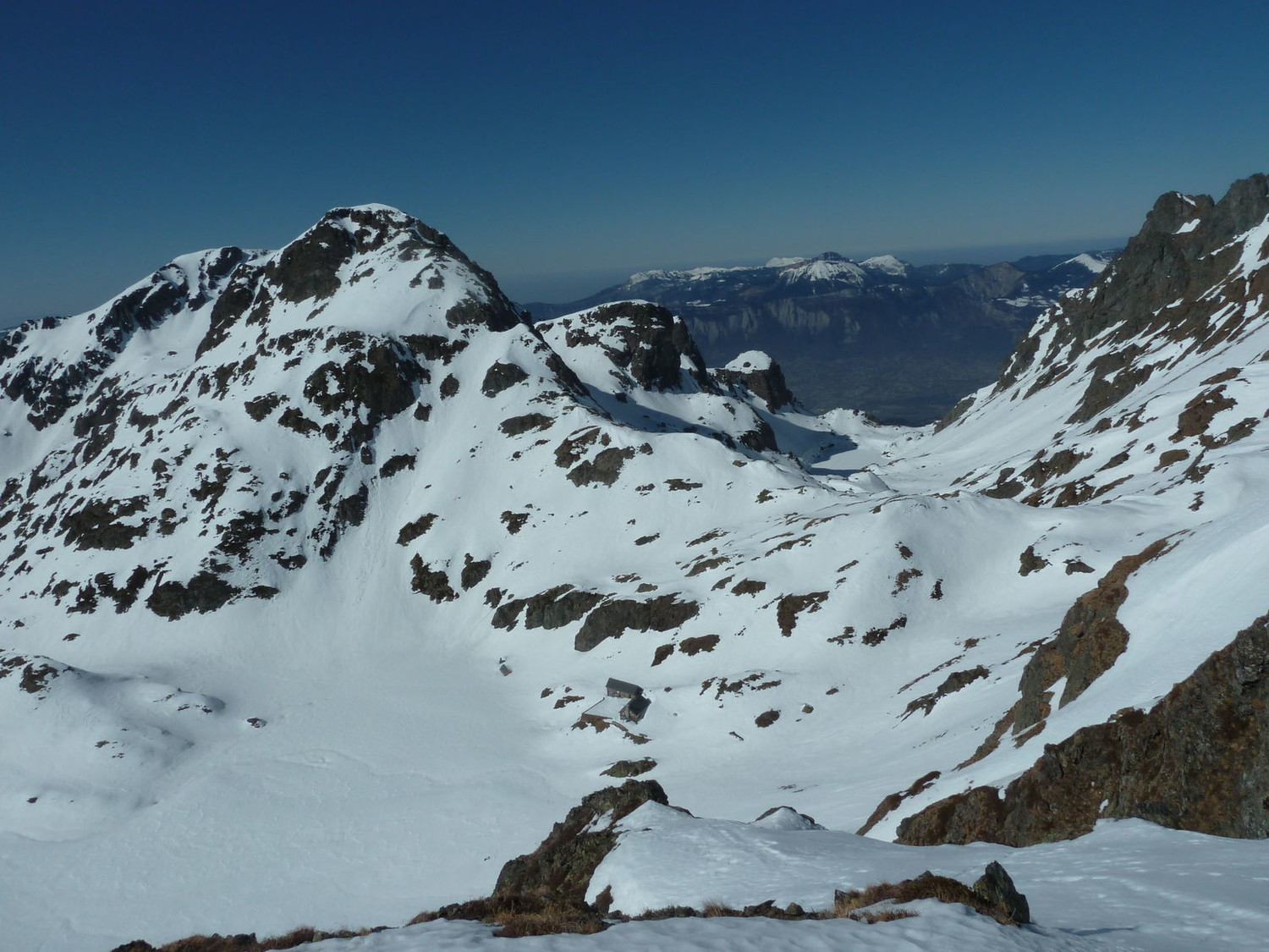 Grand Colon Sud et refuge de la Pra