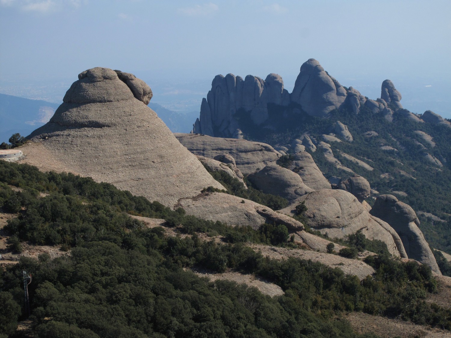 El Moro (1206 m) et l'Elefant (1156 m)