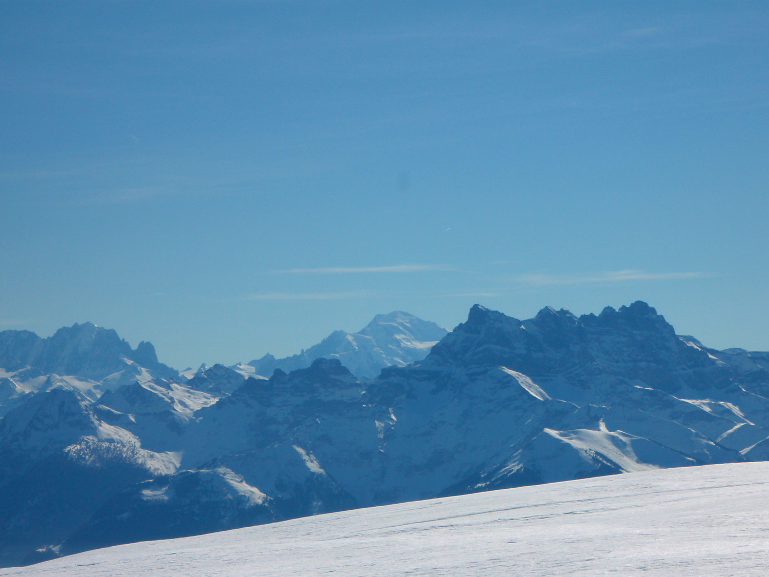 Dents-du-Midi et Mont-Blanc