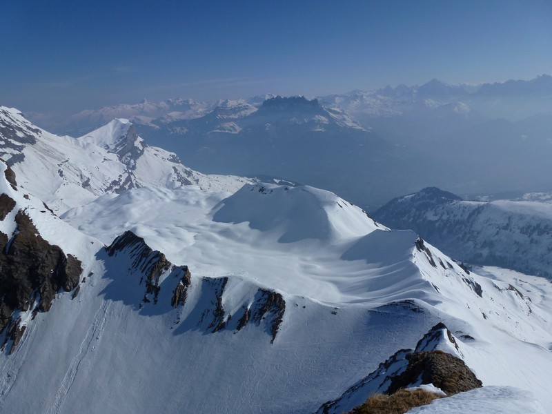 Combe des Fours et haut de la Combe de la Grande Forclaz