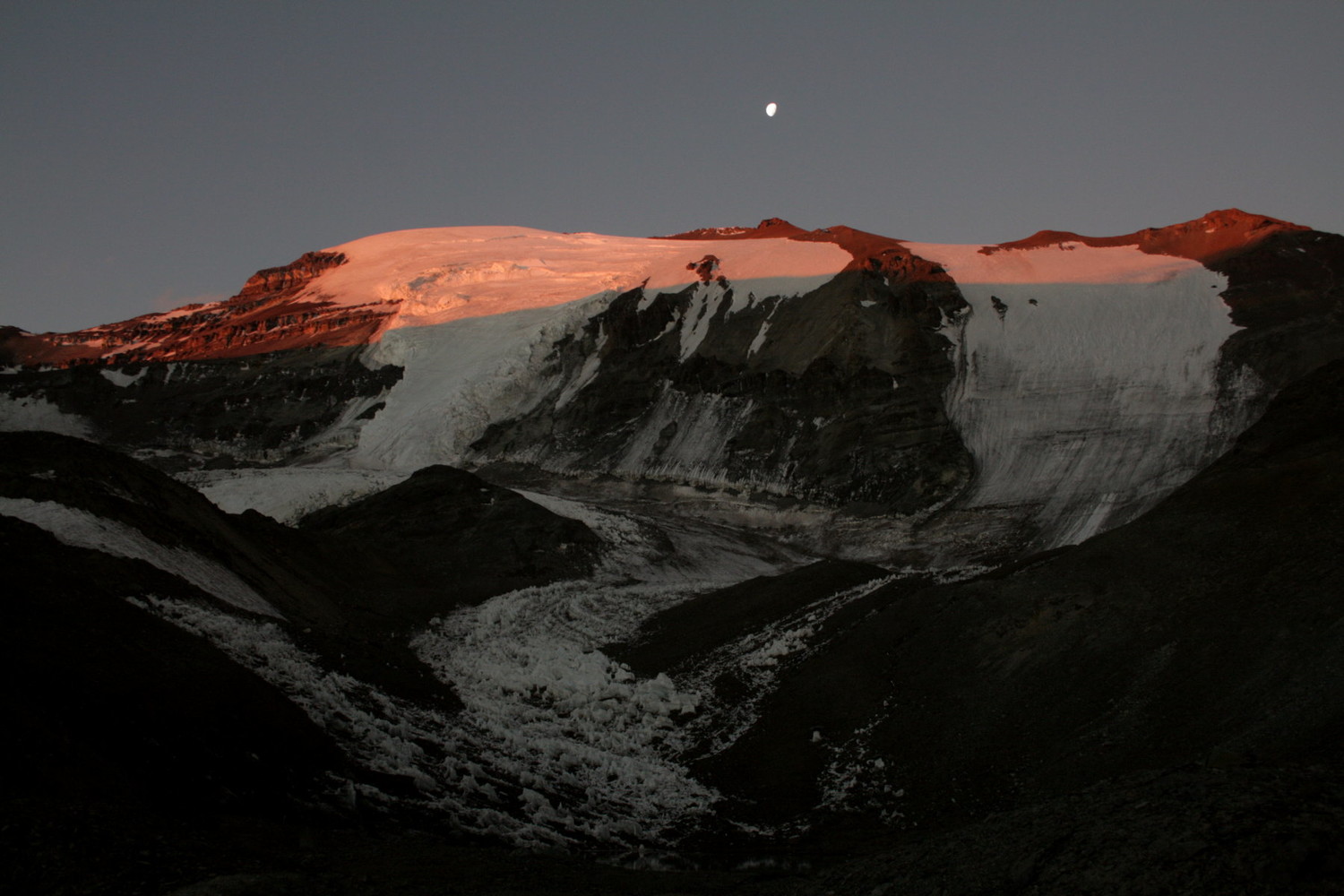 coucher du soleil a La Hoya: El Plomo