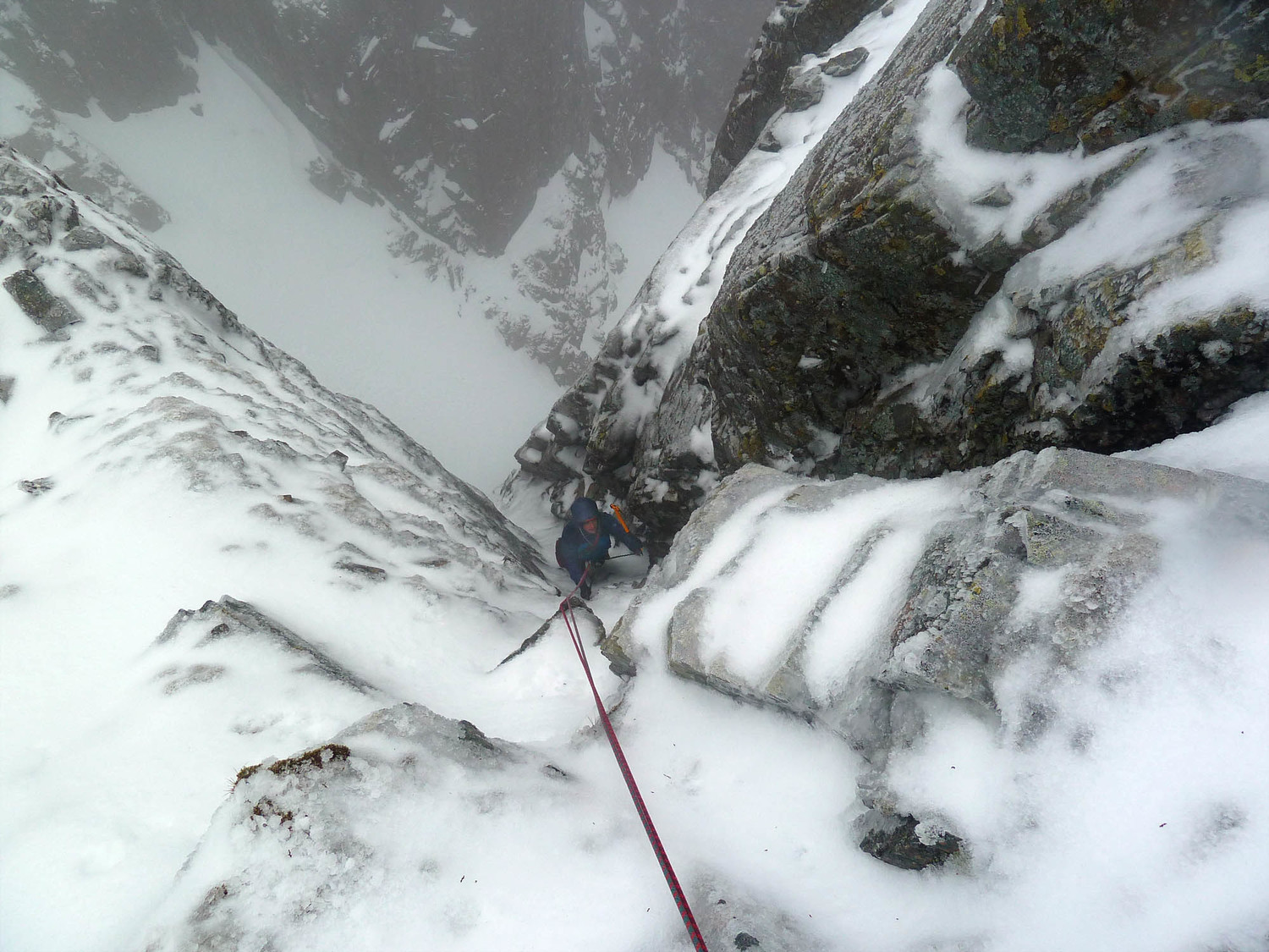 Un gazier content de sortir de la souricière ! (Tonio L2 Winter Chimney)
