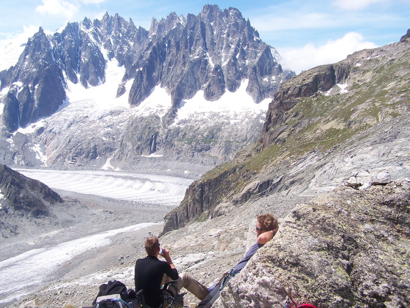 Traversée vers Leschaux