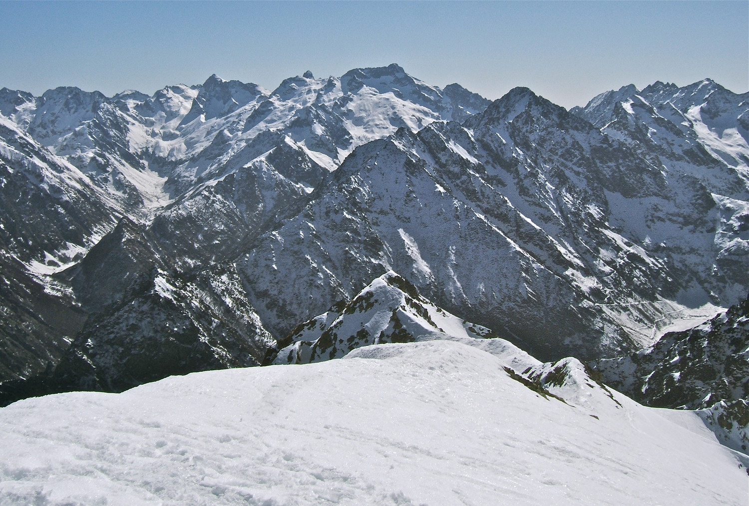 La crête de montée.