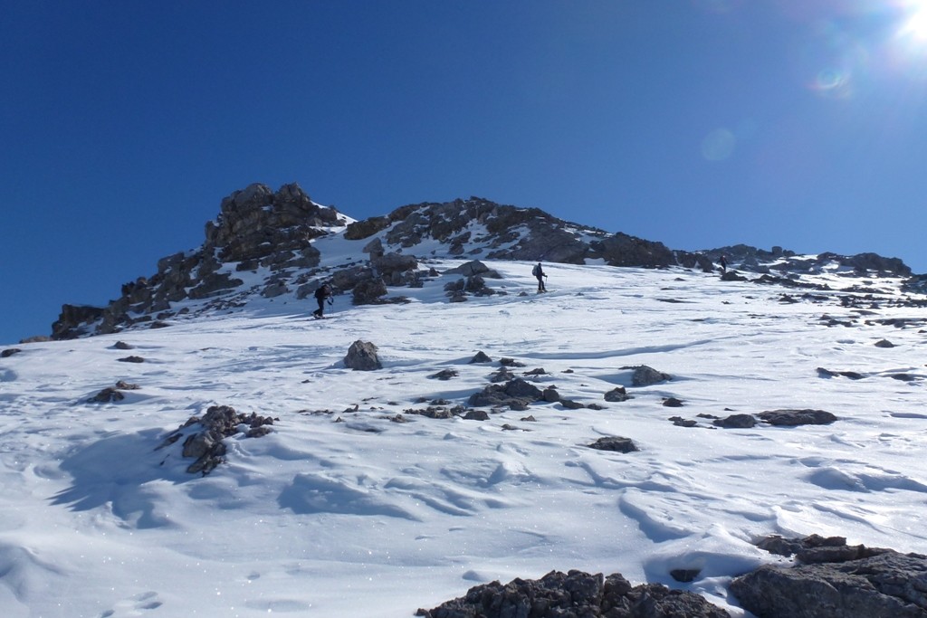 Più neve in basso che in alto "Vento"
