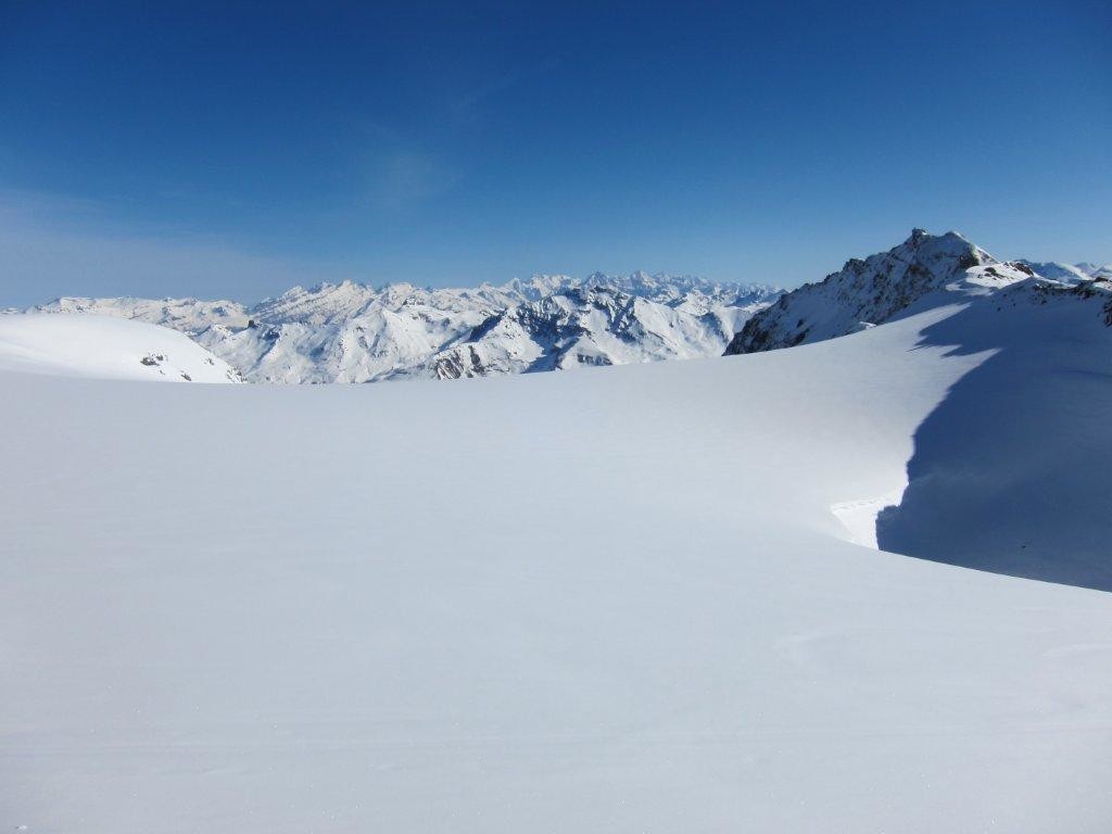 pas trop de traces en direction d'Evolène...