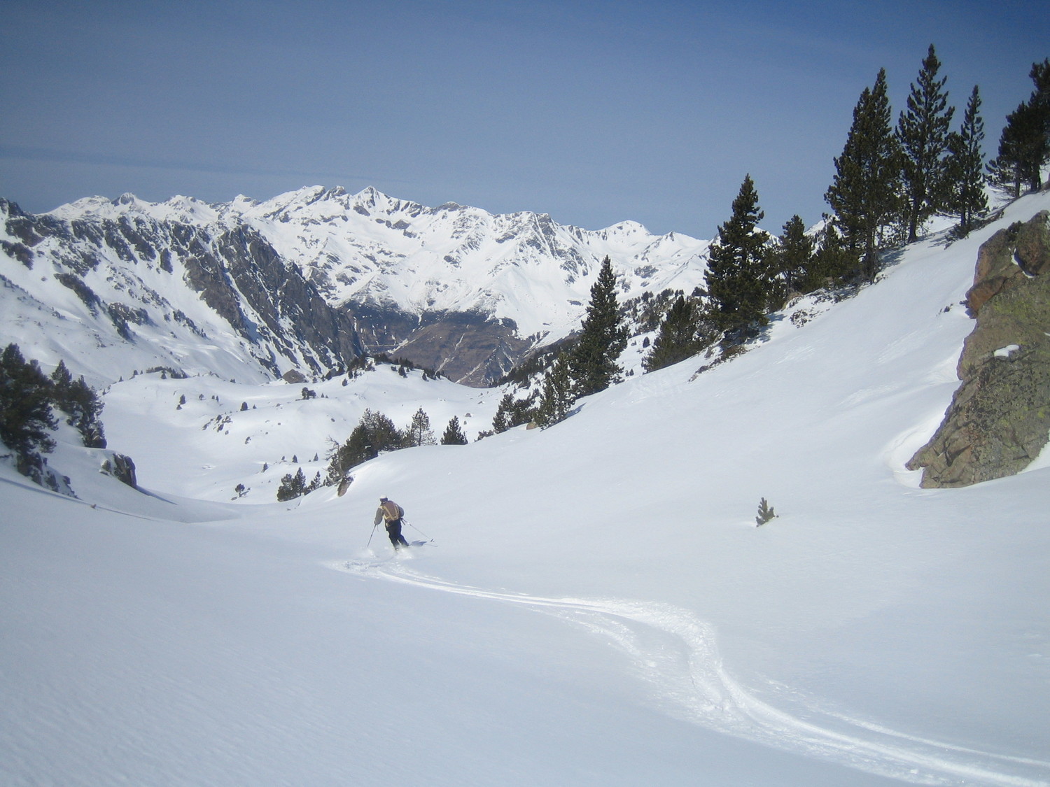 Descente dans les vallons
