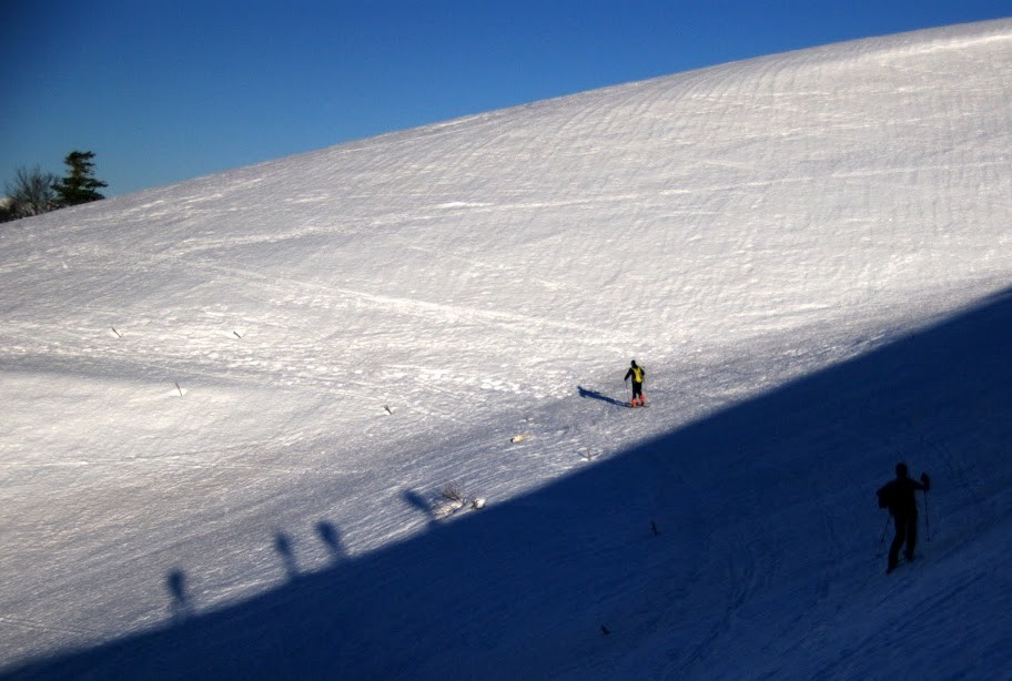 Contournement de la butte après l'Oratoire