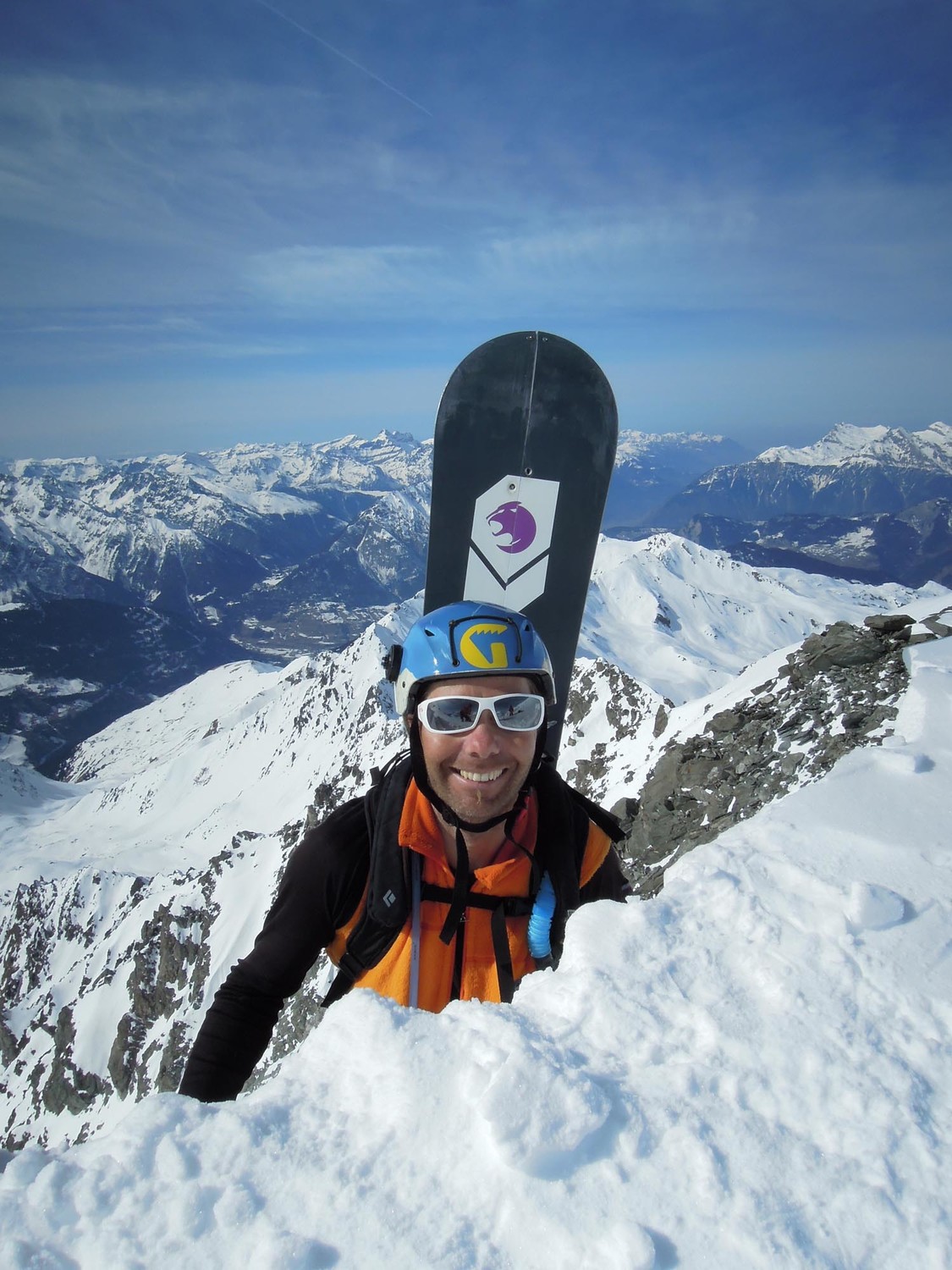 Petit Combin. Nitro a toujours la grosse banane.