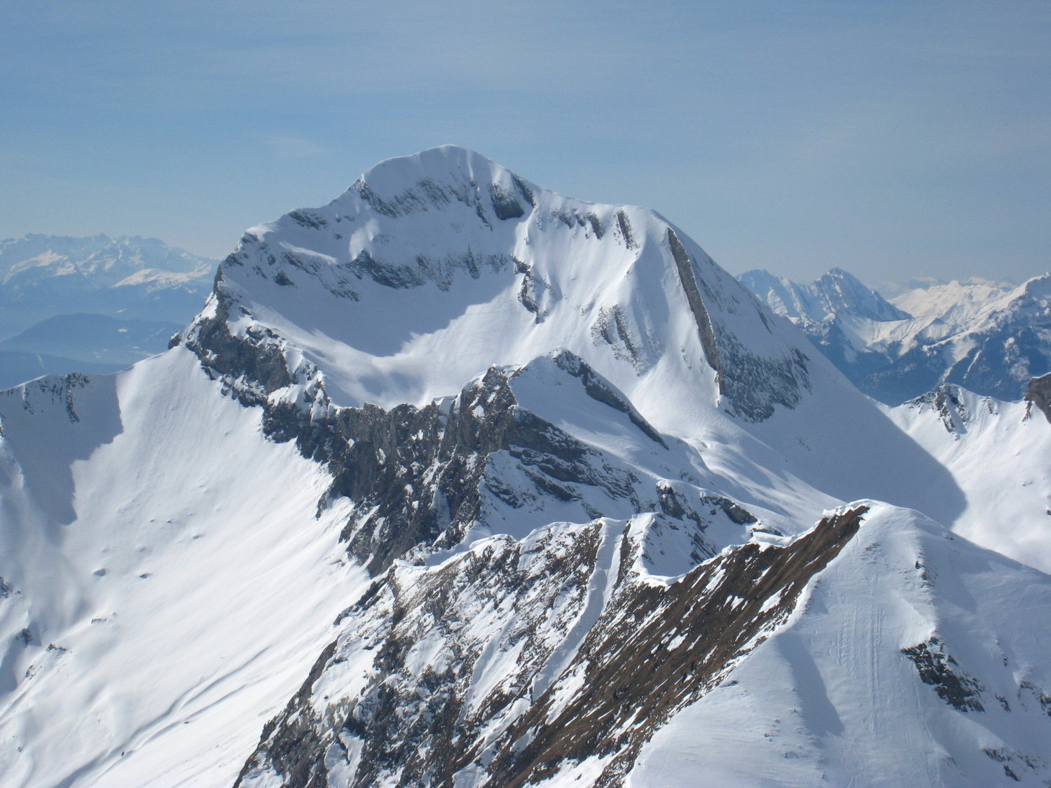 Mont Charvin - vue depuis Mandallaz