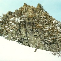 Rocher aux deux sapins