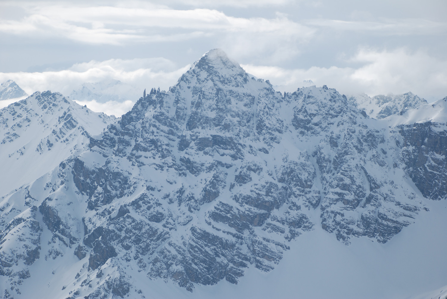 Piz Plavna Dadaint, Dolomites de Basse-Engadine