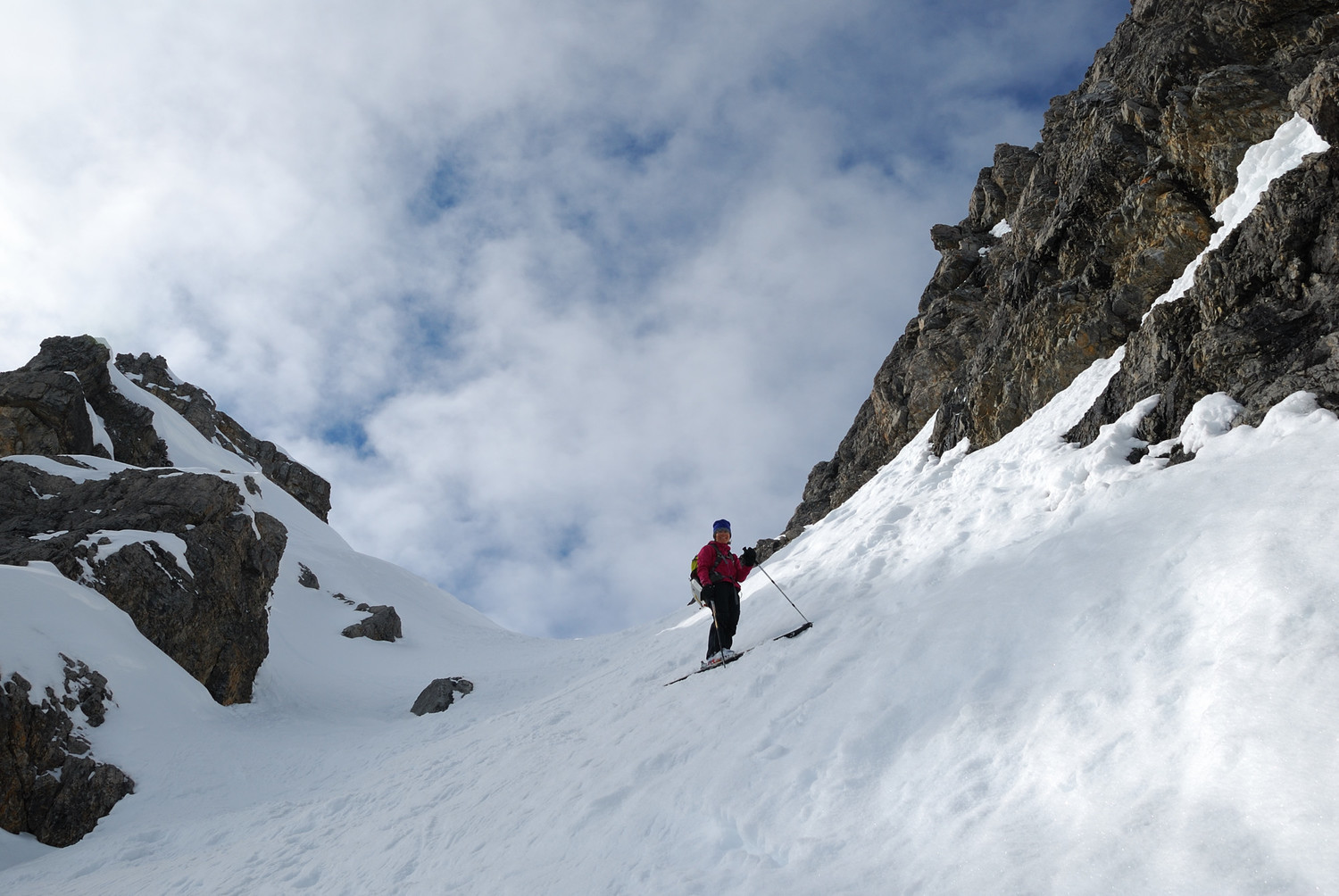 Couloir sommital du Piz Zuort