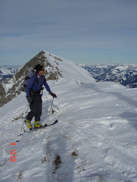 Arrivée au Lauenenhore, derrière la Giferspitz
