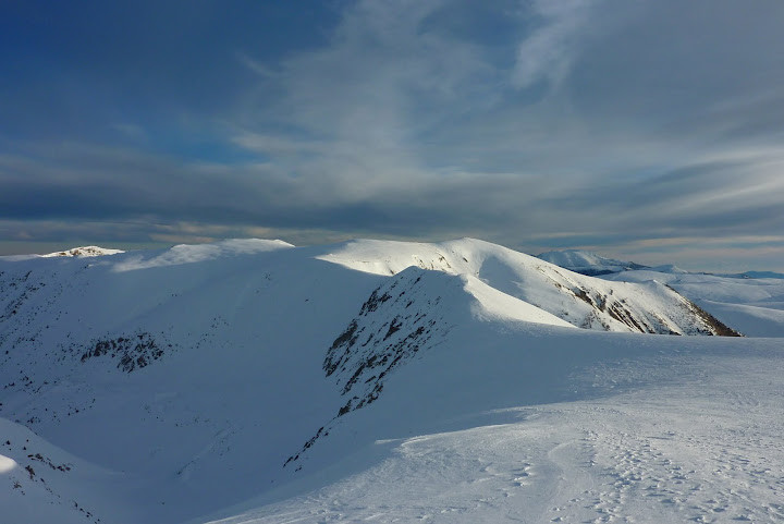 Le pic de la Done depuis le col du Géant