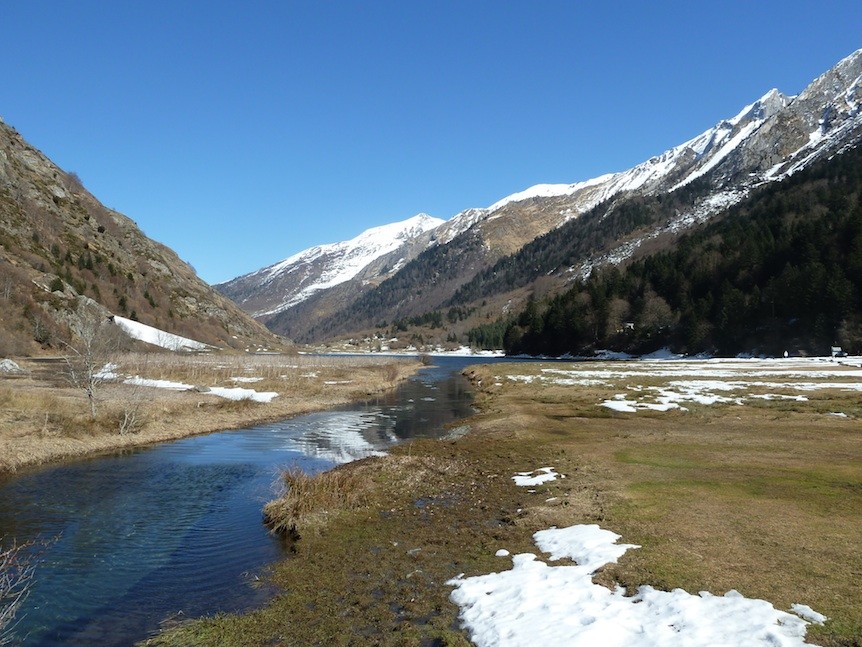 Retour au lac d'Estaing