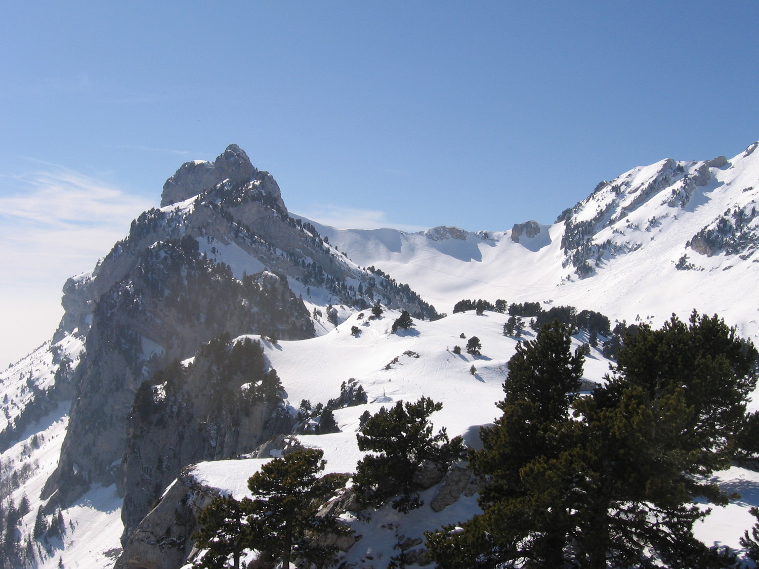 Lances de Mallissard Mars 2012 : en flanant dans le vallon de Marcieu au retour