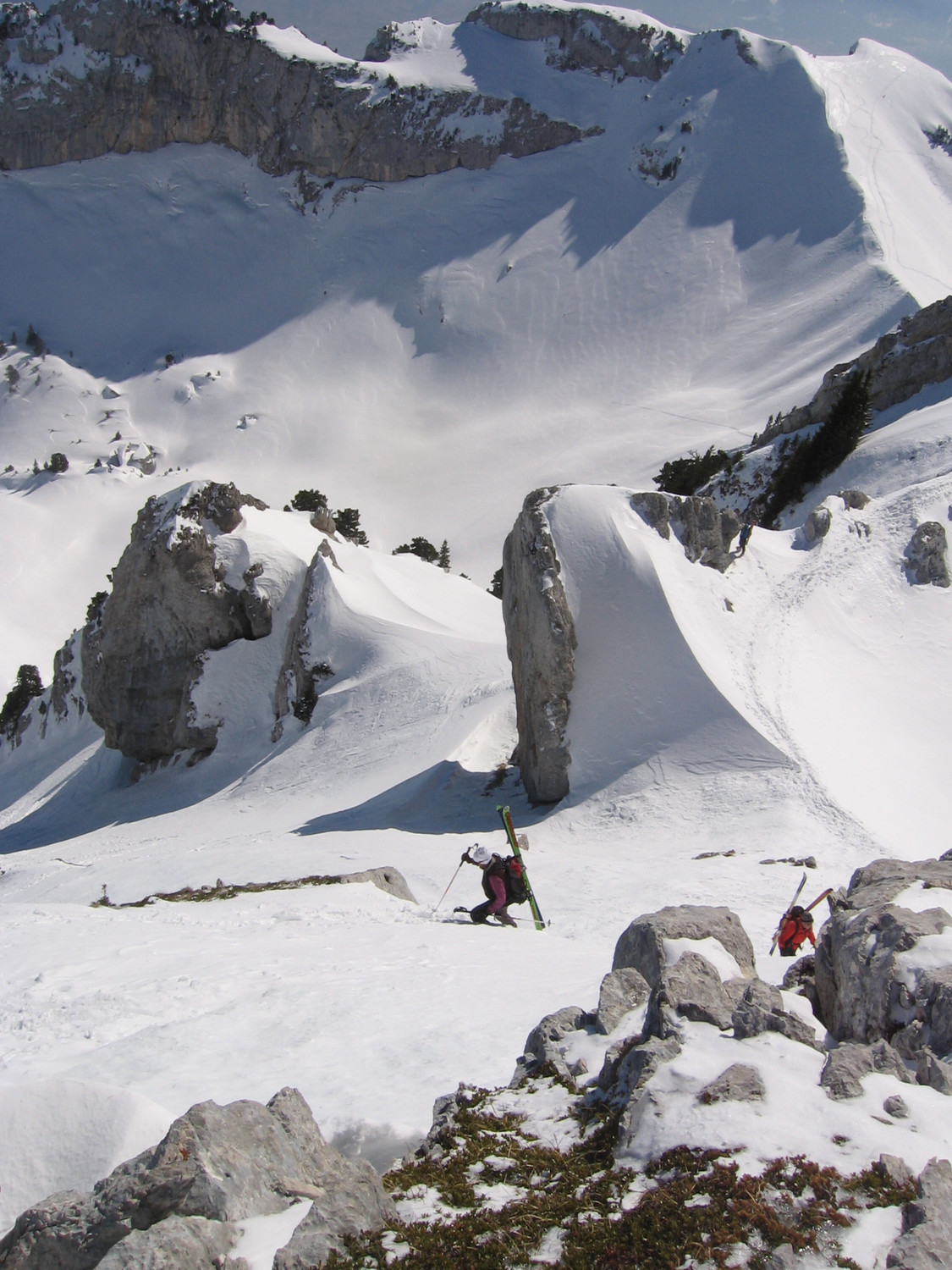 Lances de Mallissard Mars 2012 : final avec apperçu de la descente et du Dome de Bellefond