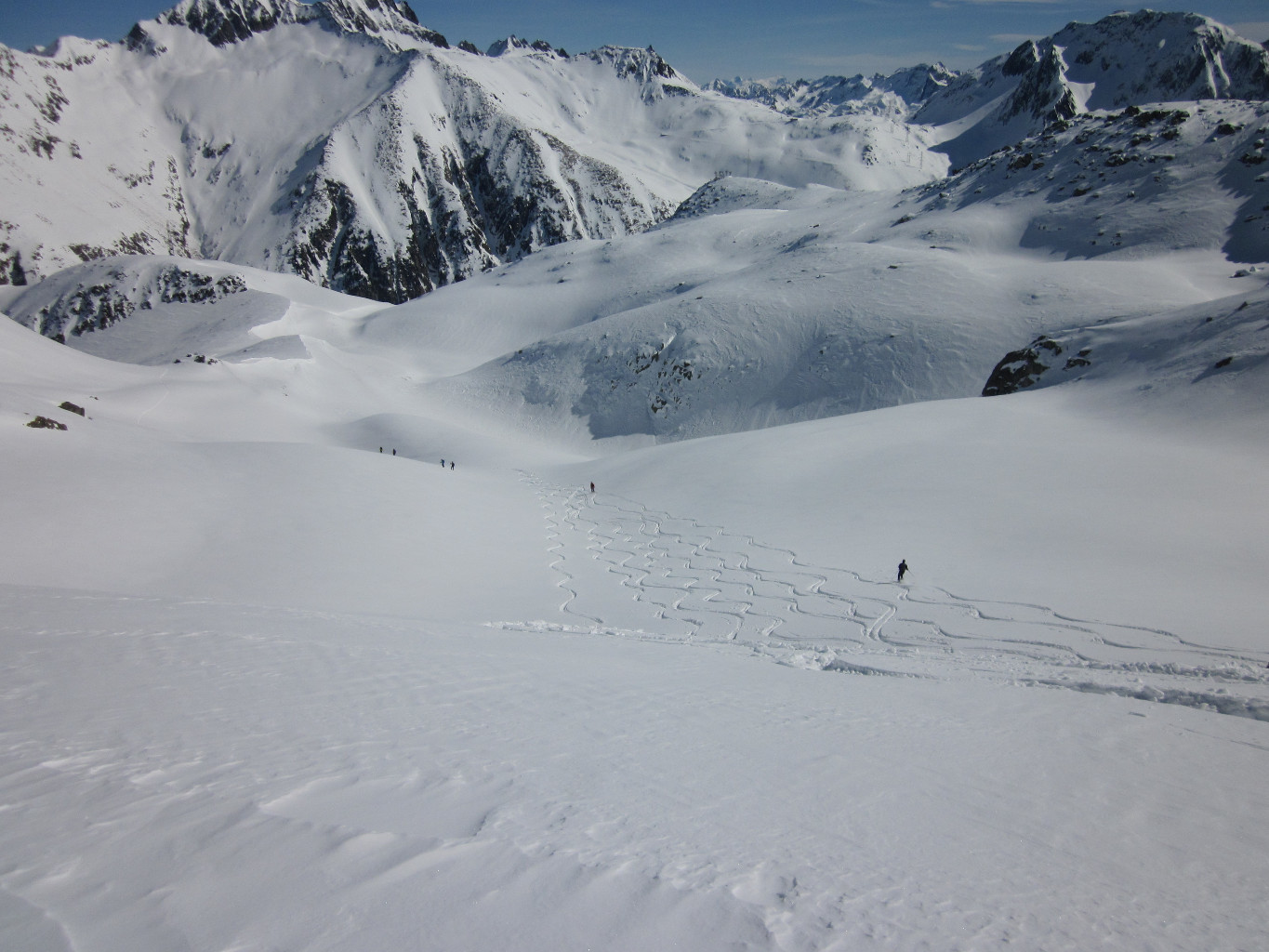Descente du Telschehorn