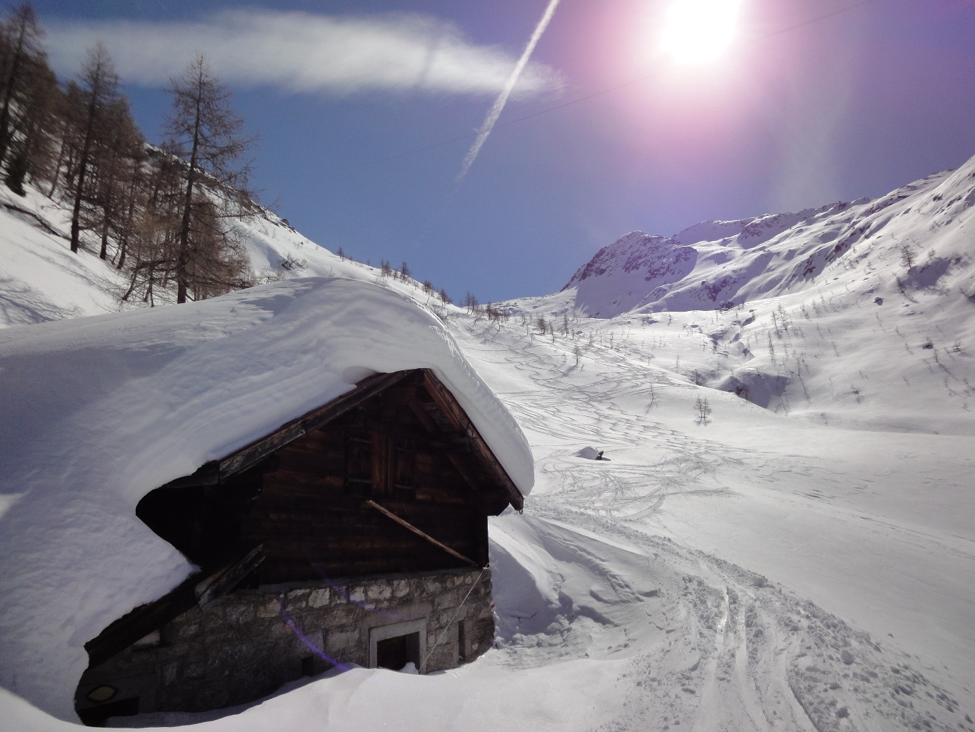 Descente du Telschehorn