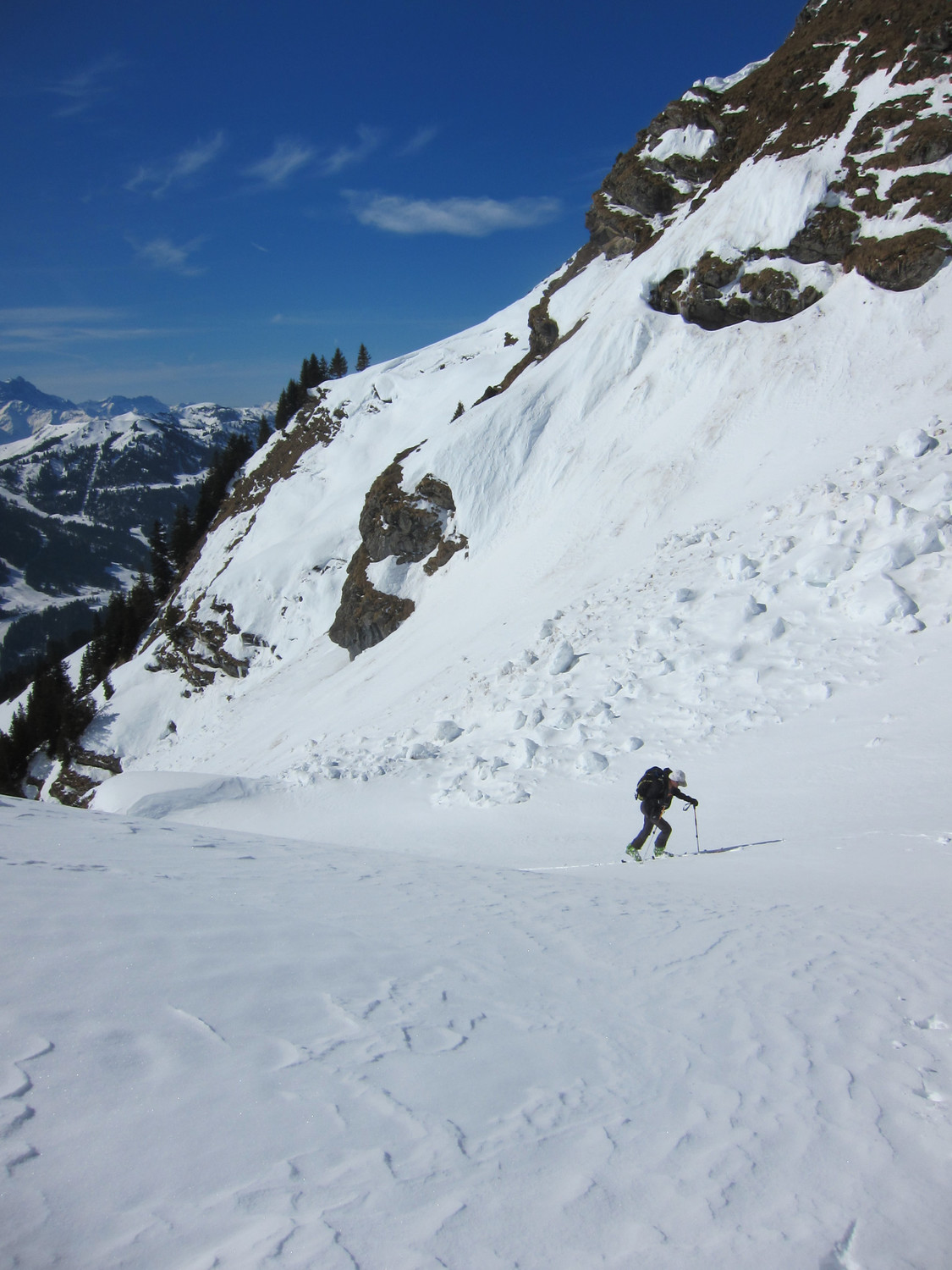 Vers le chalet de l'Arpille