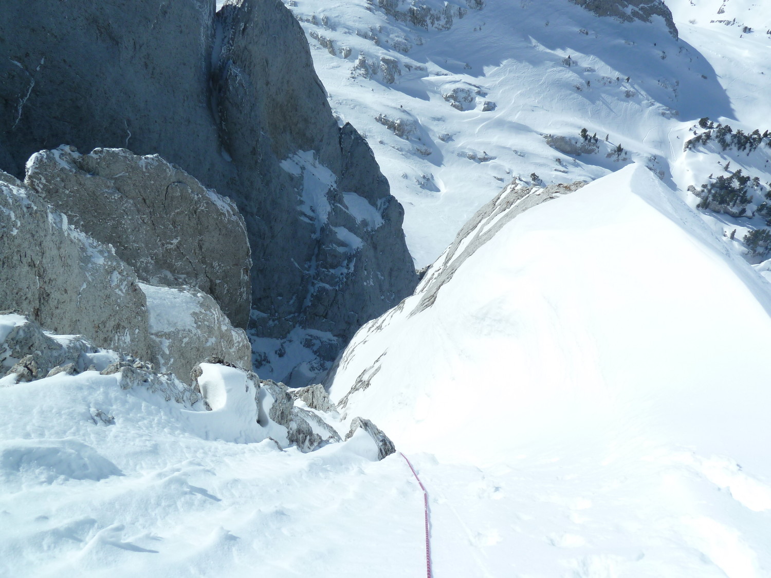 du haut de la rampe