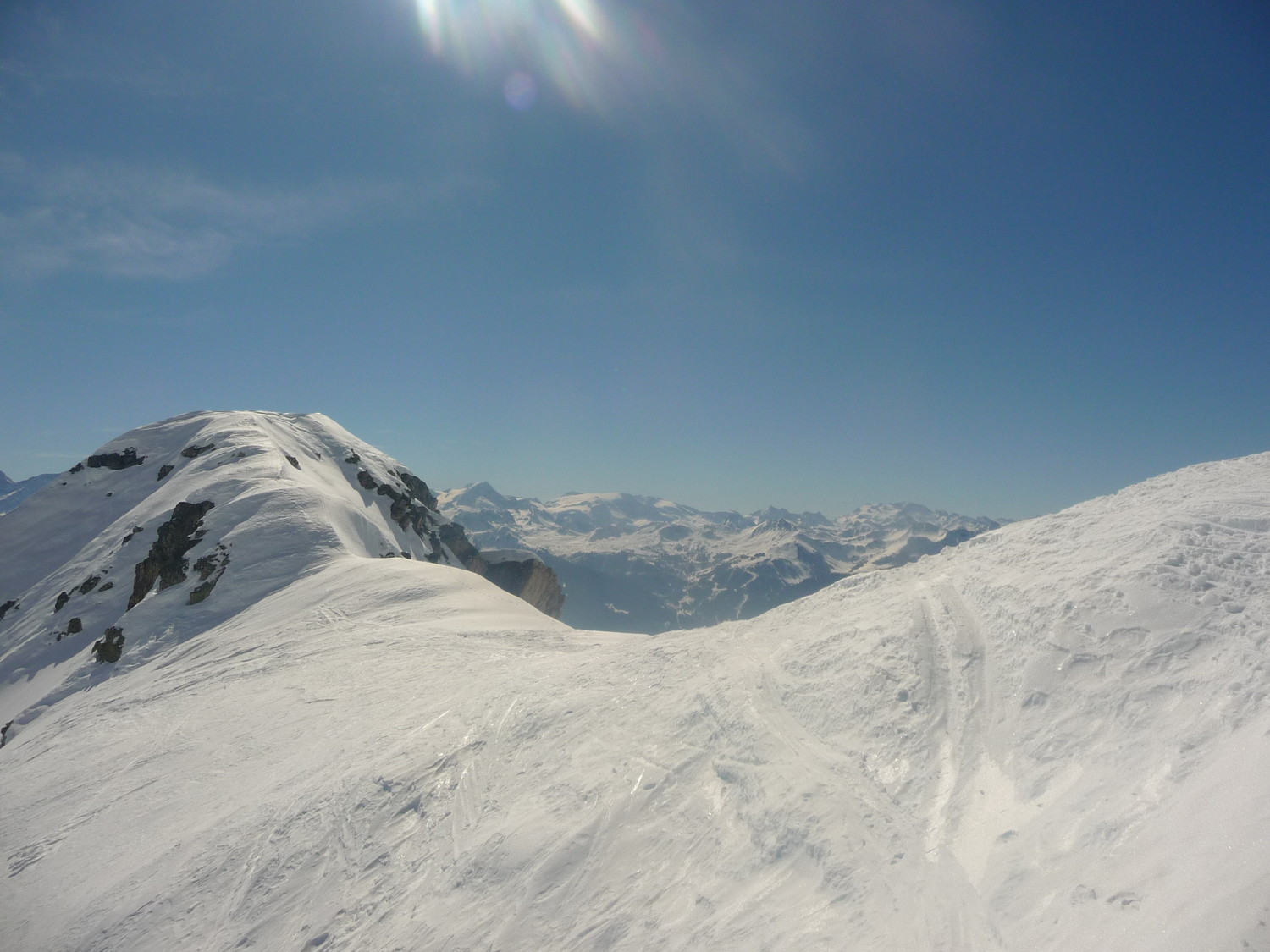 Arrivée au petit col
