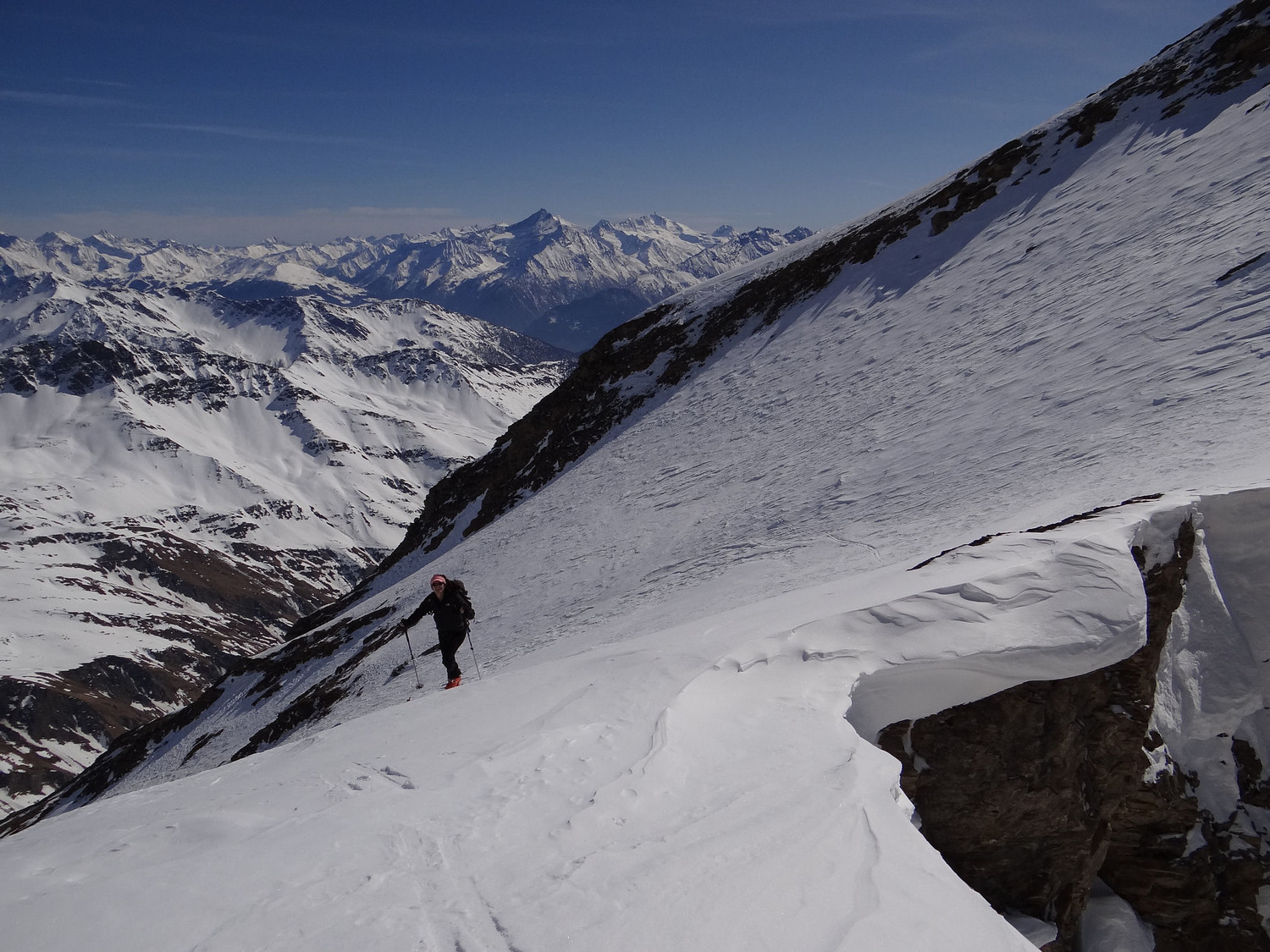 Arrivée au col de la Rochère