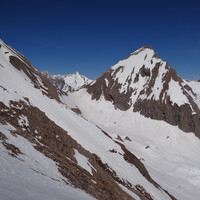 Aiguille de Bonalex et le col du même nom au pied