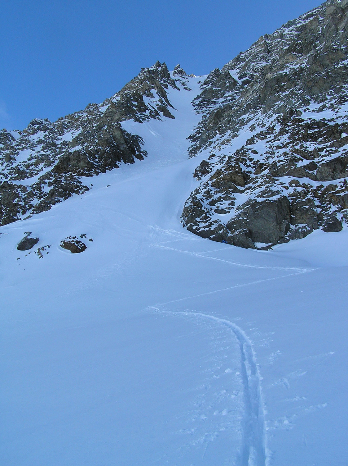 Le Vélan, couloir central