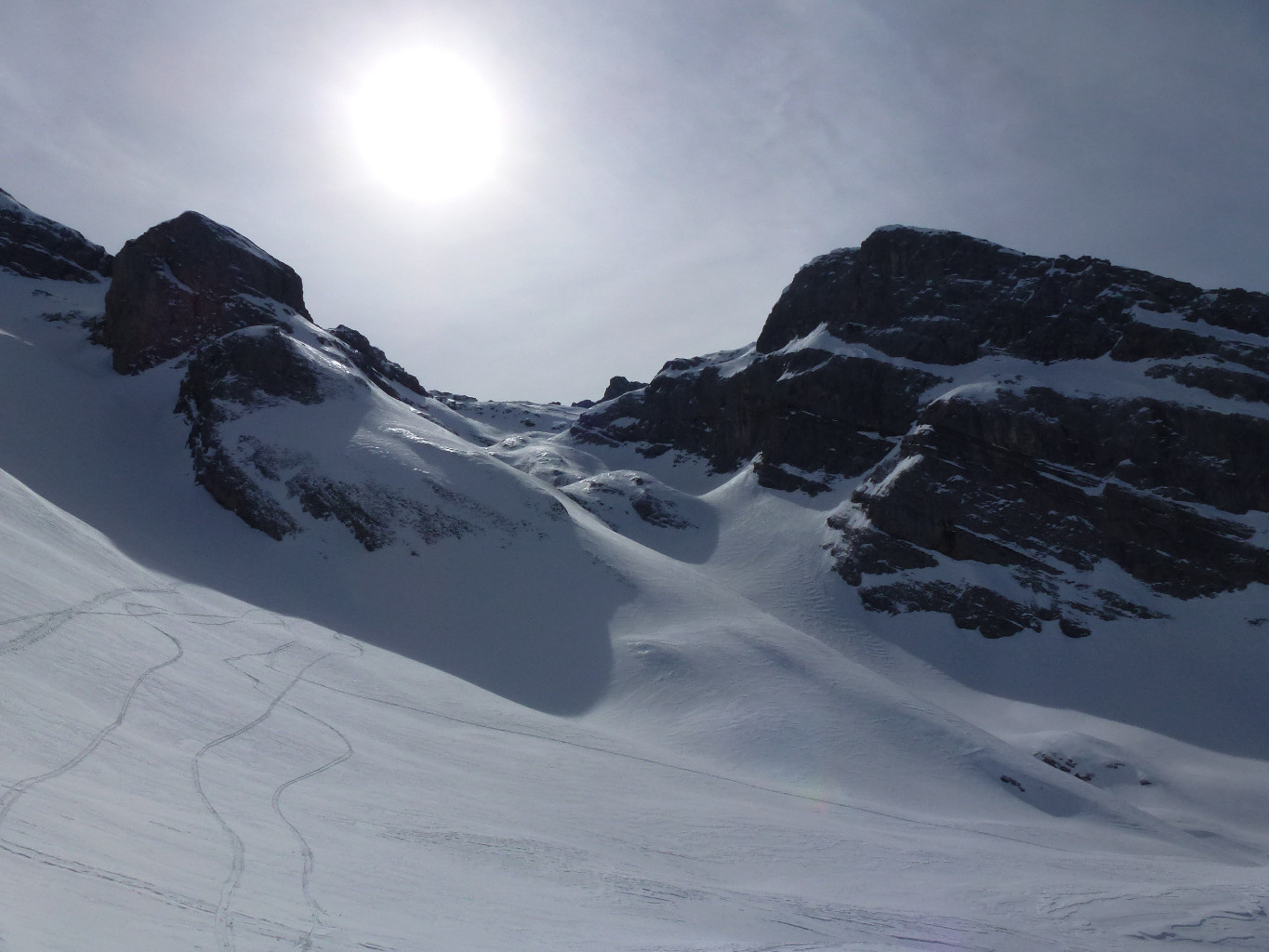 Couloir N de la Pointe de la Carmélite