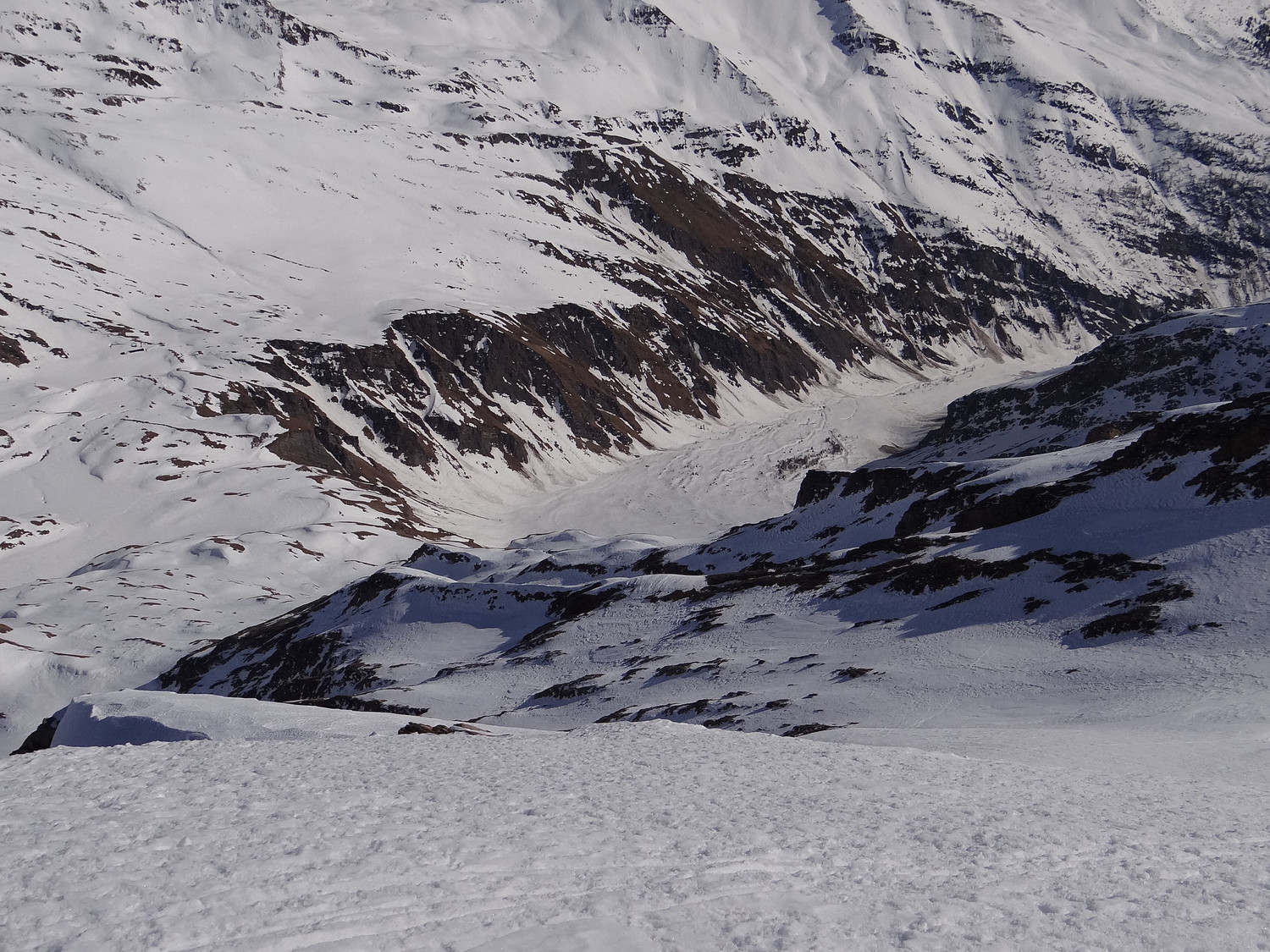 Grande Rochère vue sur la descente
