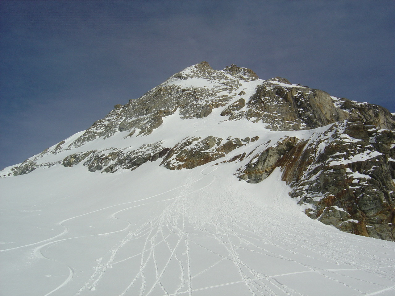 C'était la face W de la Pointe de Bertol