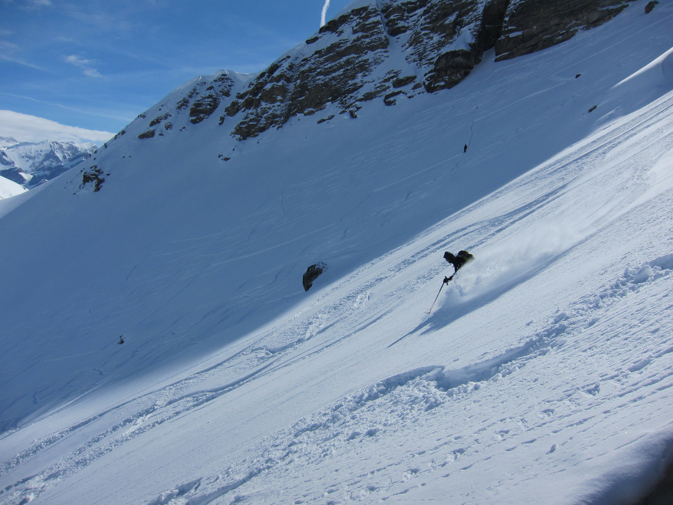 Descente NE de la Cape au Moine