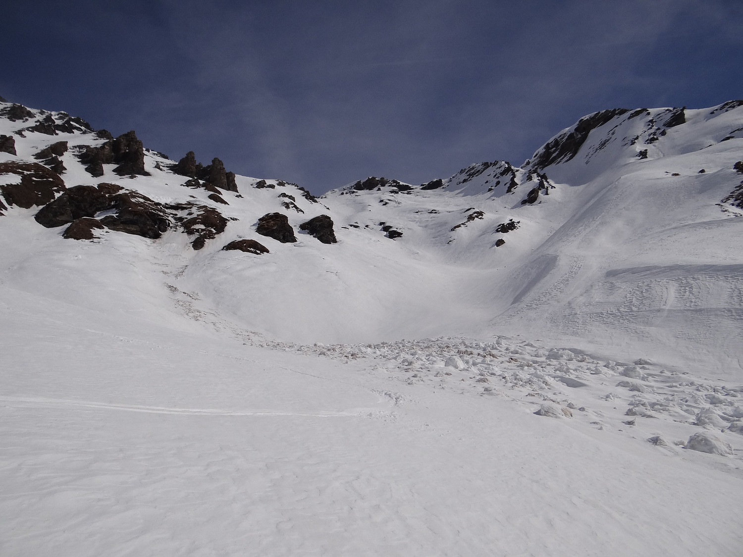 Le bas du couloir - Contreforts du Buet