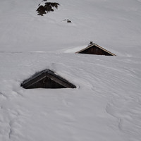 Chalets de Villy facile à trouver depuis le bas moins en arrivant par le haut
