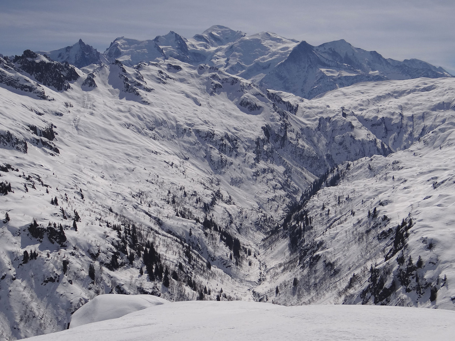 Le vallon de la Diosaz se transforme en gorge de la Diosaz