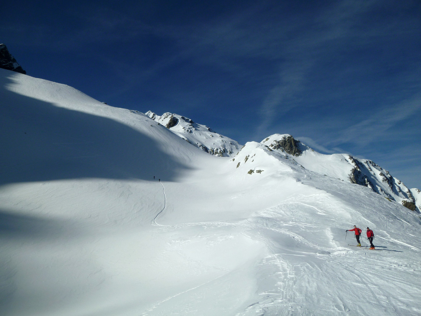 Montée au col de Comberousse
